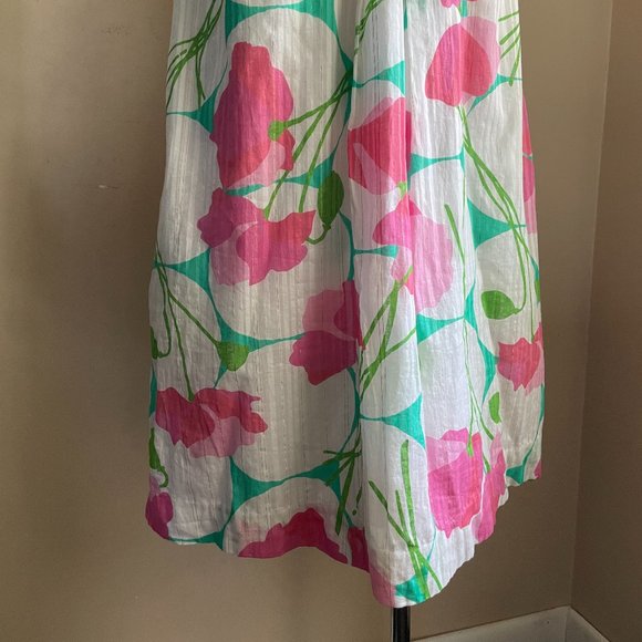 Lilly Pulitzer Floral Flower Halter Dress Betsey Had a Blast 8 - Picture 8 of 12
